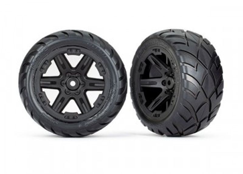 Traxxas Däck & Fälg Anaconda/RXT Svart 2,8" 2WD Bak (TSM-Rated) (2) (6768)