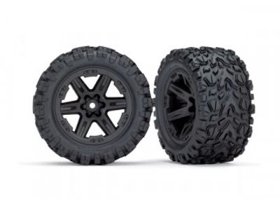 Traxxas Däck & Fälg Talon Extreme/RXT Svart 2.8" 2WD Bak TSM (2) (6774)