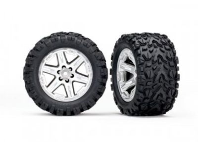 Traxxas Däck & Fälg Talon Extreme/RXT Matt Krom 2.8" 4WD TSM (2) (6773R)