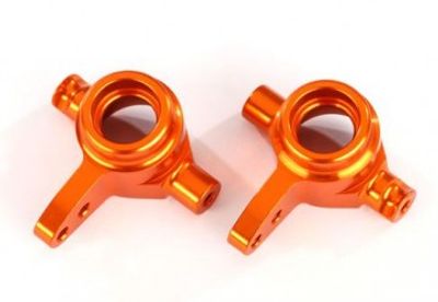 Traxxas Styrspindel Alu Orange V+H (2) (6837A)