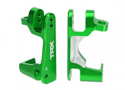 Traxxas Casterblock Alu Grön V+H (2) (6832G)