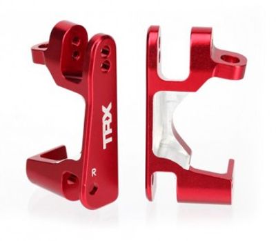 Traxxas Casterblock Alu Röd V+H (2) (6832R)