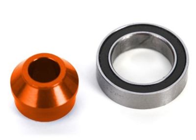 Traxxas Kullager 10x15x4mm med Adapter Alu Orange (6893-ORNG)