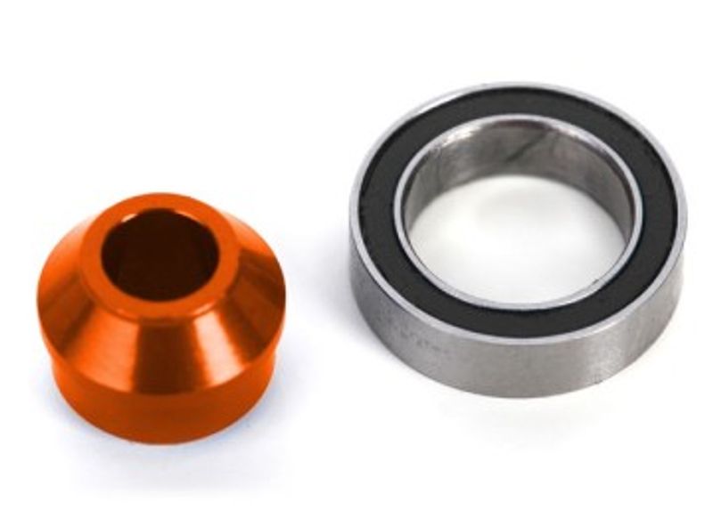 Traxxas Kullager 10x15x4mm med Adapter Alu Orange (6893-ORNG)