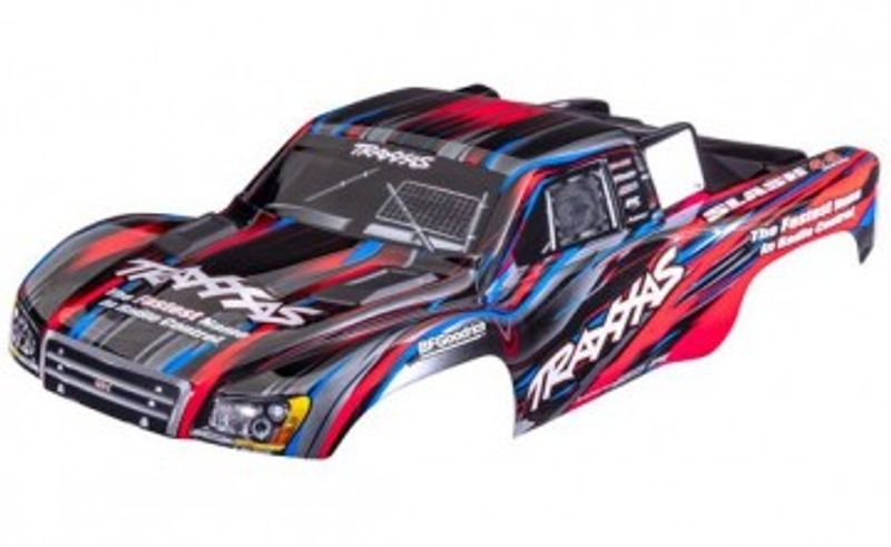 Traxxas Kaross Slash 4x4 Röd (för Clipless Montering) (6932-RED)