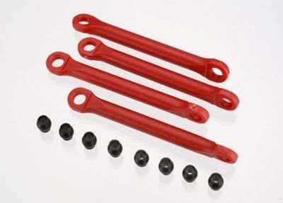 Traxxas Stötstång Fjädring Röd (4) 1/16 Slash (7018)