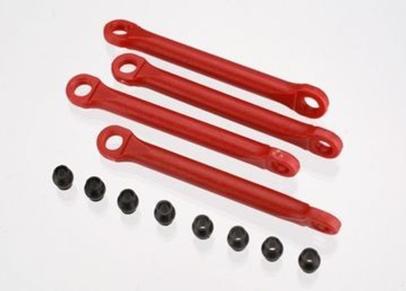 Traxxas Stötstång Fjädring Röd (4) 1/16 Slash (7018)