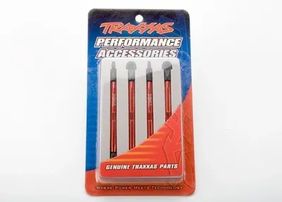 TRX7138X Toe Links Alu Röd 4 st Traxxas E-Revo & Summit 1/16