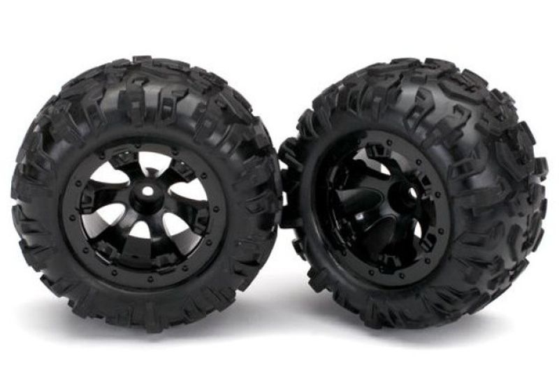 Traxxas Däck & Fälg Canyon AT/Geode Svart 2.2" 1/16 (2) (7277)