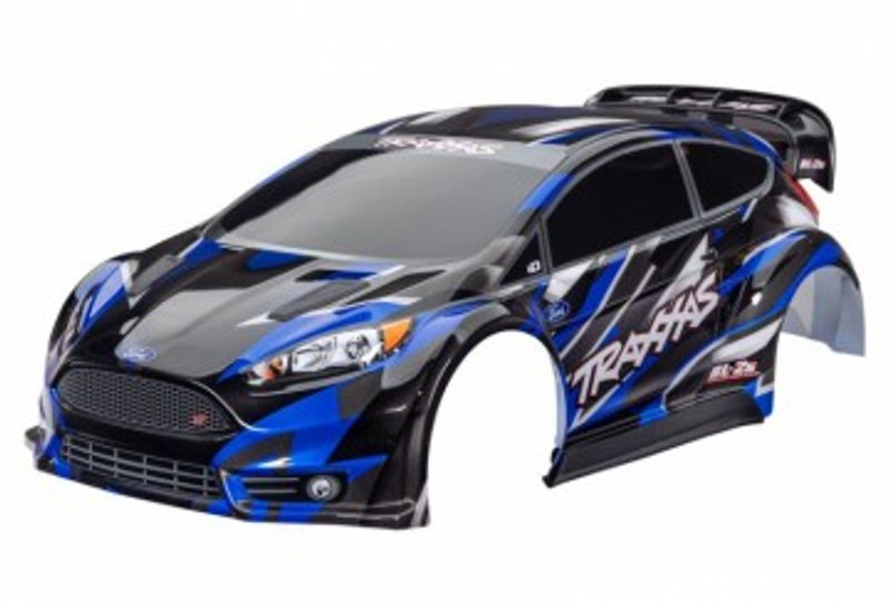 Traxxas Kaross Ford Fiesta ST Rally Blå (7418-BLUE)