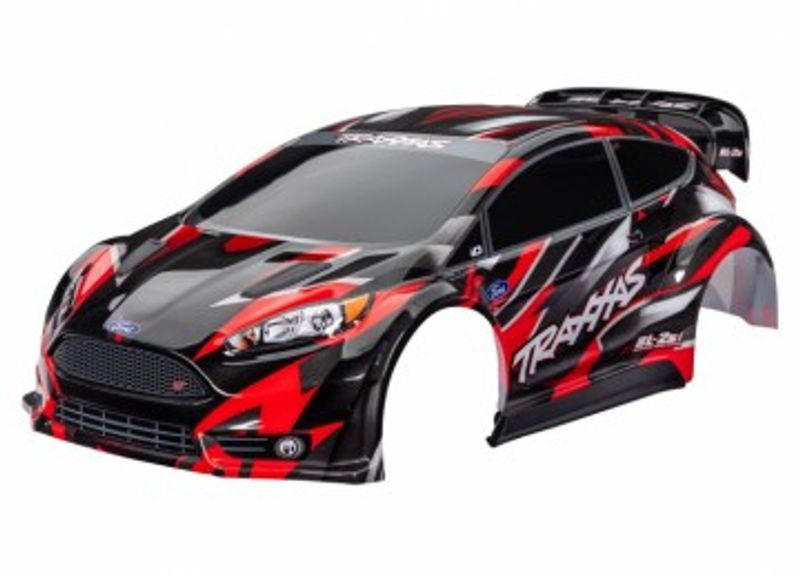 Traxxas Kaross Ford Fiesta ST Rally Röd (7418-RED)