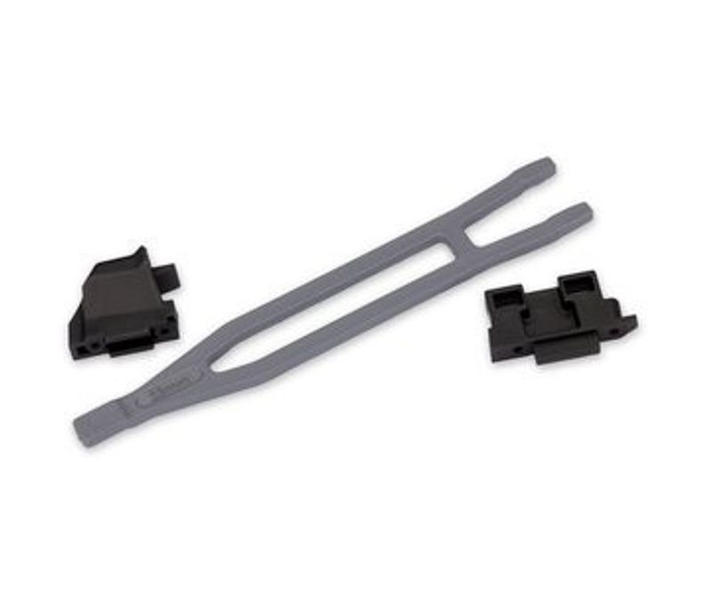 Traxxas Batterihållare Skiffergrå Slash 4x4 (7426-SLGRY)