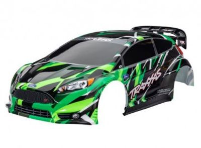 Traxxas Kaross Ford Fiesta ST Rally VXL Grön (7427-GRN)