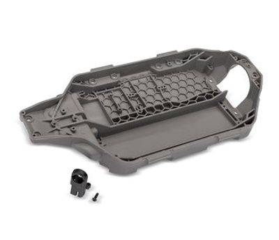 Traxxas Chassi Bottenplatta Grå Slash 4x4 (7422X-GRAY)