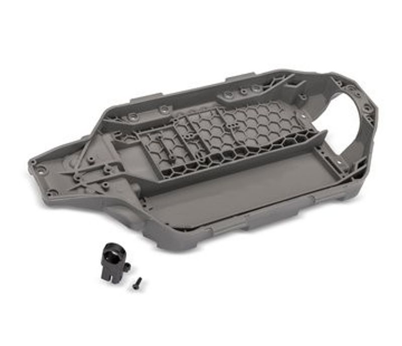 Traxxas Chassi Bottenplatta Grå Slash 4x4 (7422X-GRAY)