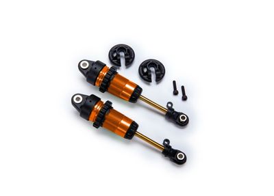 Traxxas Stötdämpare GTR Long Orange utan fjädrar (2) (7461-ORNG)