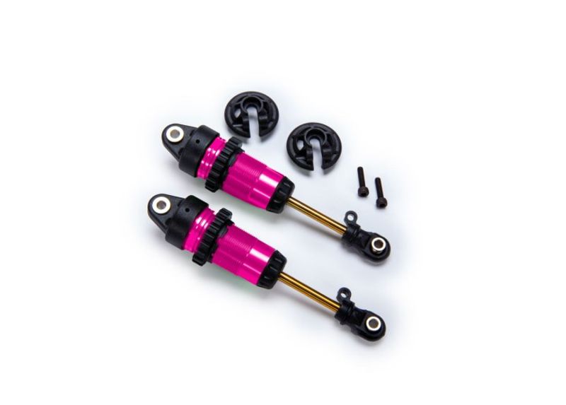 Traxxas Stötdämpare GTR Long Rosa utan fjädrar (2) (7461-PINK)