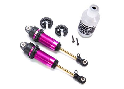 Traxxas Stötdämpare Alu Rosa GTR XX-Long utan fjädrar (2) (7462-PINK)