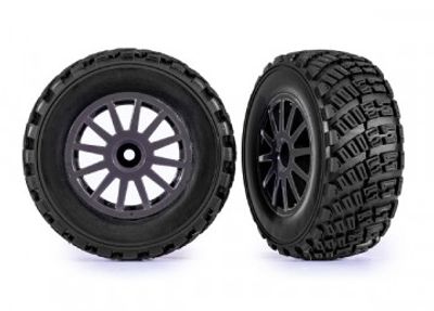 Traxxas Däck & Fälg BFGoodrich/Grå Rally 1/10 TSM (2) (7473-GRAY)