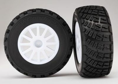 Traxxas Däck & Fälg BFGoodrich S1/Vit Rally 1/10 TSM (2) (7473R)