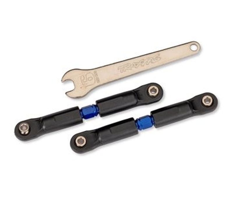 Traxxas Camber- Toe-In Stag Bak X-Short Justerbar Stål Blå (2) (7491-BLUE)