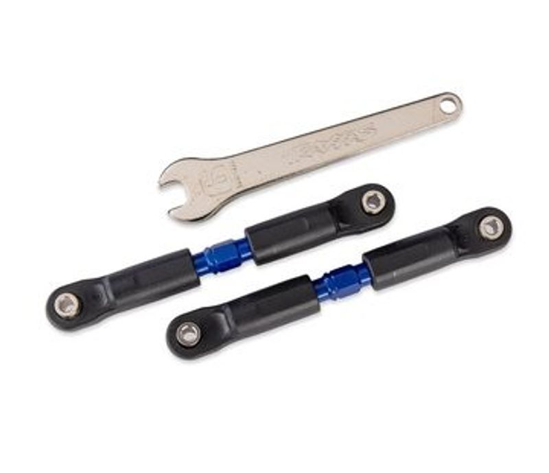 Traxxas Camber- Toe-In Stag Bak Short Justerbar Stål Blå (2) (7492-BLUE)