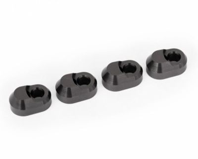 Traxxas Hållare Stötdämparaxel Alu Grå (4) X-Maxx, XRT (7743-GRAY)