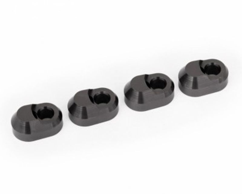Traxxas Hållare Stötdämparaxel Alu Grå (4) X-Maxx, XRT (7743-GRAY)