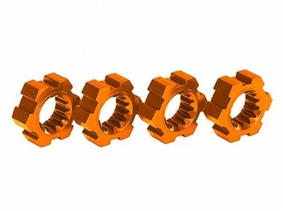 Traxxas Fälgnav Aluminium Orange (4) X-Maxx, XRT (7756-ORNG)