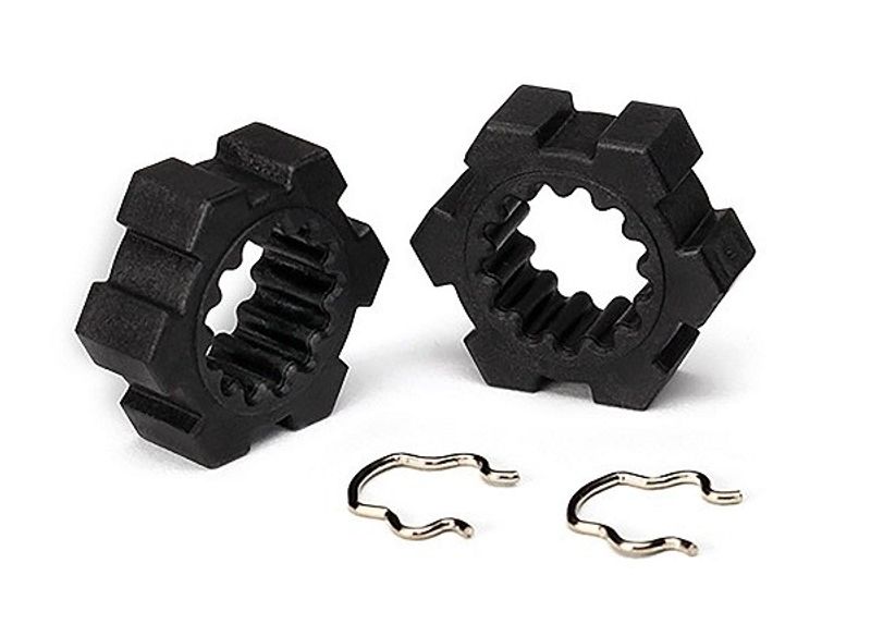 Traxxas Fälgnav med Klips Bak (2) Funco Sand Car (7756-BLK)