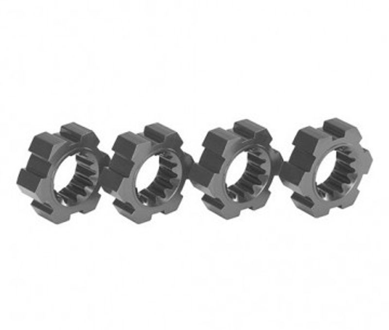 Traxxas Fälgnav Aluminium Grå (4) X-Maxx, XRT (7756-GRAY)
