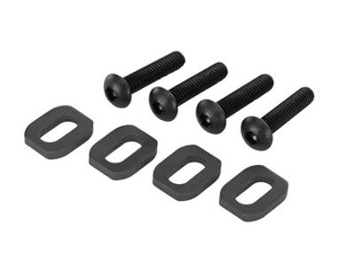 Traxxas Brickor Motorfäste Alu Svart med Skruv (4) X-Maxx, XRT (7759-BLK)