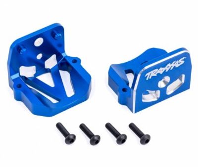 Traxxas Motorfäste Fram & Bak Set Alu Blå X-Maxx, XRT (7760-BLUE)