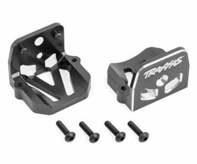 Traxxas Motorfäste Fram & Bak Set Alu Grå X-Maxx, XRT (7760-GRAY)
