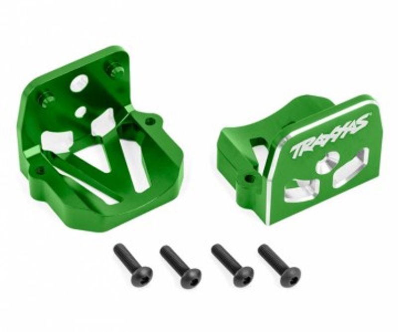 Traxxas Motorfäste Fram & Bak Set Alu Grön X-Maxx, XRT (7760-GRN)