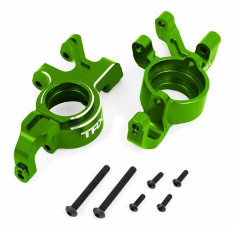 Traxxas Styrspindel H&V (Par) Alu Grön X-Maxx, XRT (7836-GRN)