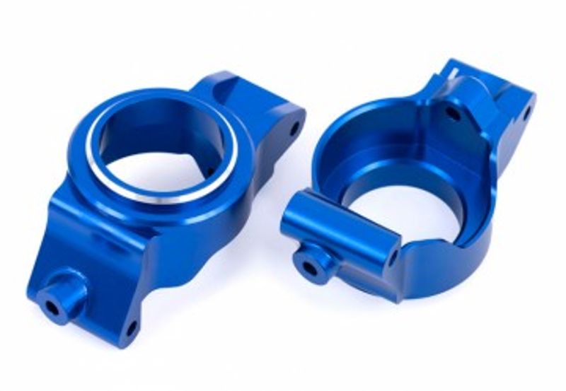 Traxxas Styrspindelhållare H+V (Par) Alu Blå X-Maxx, XRT (7832-BLUE)