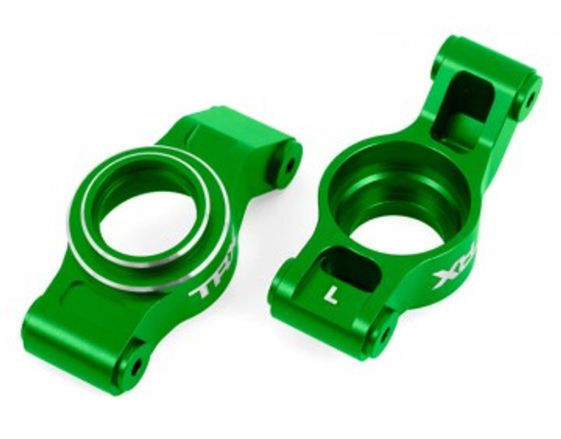 Traxxas Hjulkonsoll Bak H&V (Par) Alu Grön X-Maxx, XRT (7852-GRN)
