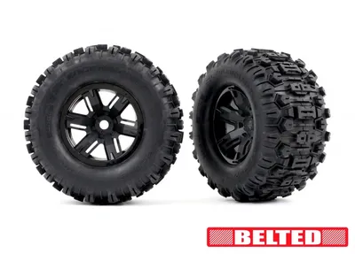 Däck & Fälg Sledgehammer Förstärkta / X-MAXX Svart (2st)