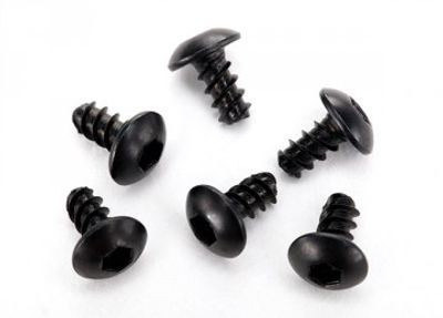 Traxxas Skruv 2,6x5mm Självgängande Kullrig Insex (6) (7944)