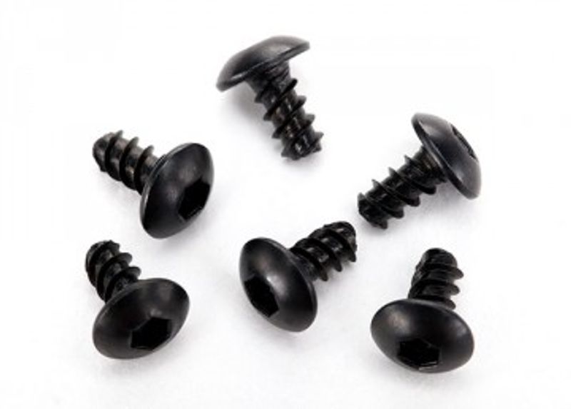 Traxxas Skruv 2,6x5mm Självgängande Kullrig Insex (6) (7944)