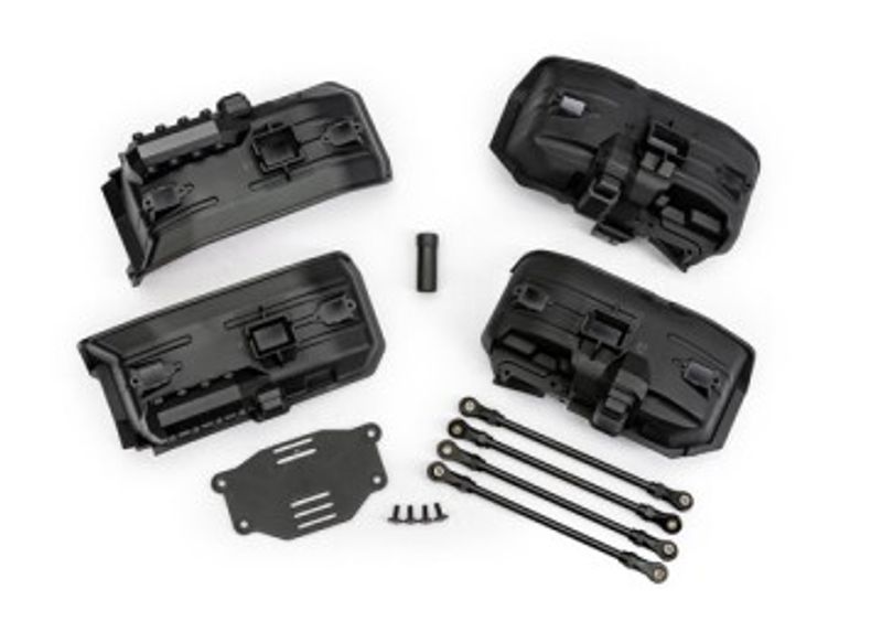 Traxxas Chassi Ombyggnadsset TRX-4 Clipless (Lång till Kort Hjulbas) (8058X)