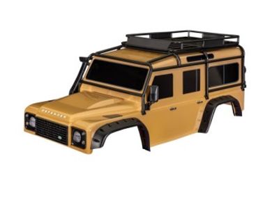 Traxxas Kaross Land Rover Defender Clipless Komplett Sand (8050-SAND)
