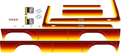 Traxxas Dekalark 1979 Bronco Sunset (8078)