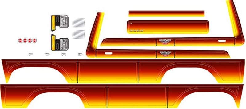 Traxxas Dekalark 1979 Bronco Sunset (8078)