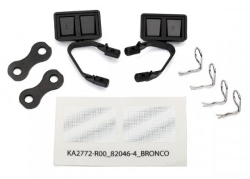 Traxxas Backspeglar Set Svarta Ford Bronco(1979), F-150 (8073)