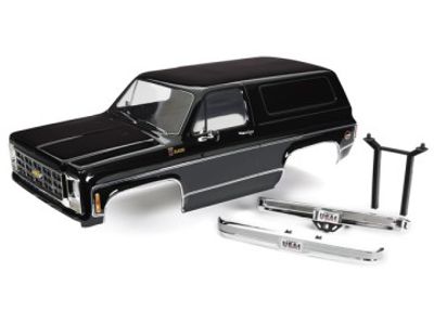 Traxxas Kaross Chevy Blazer '79 Svart Komplett Clipless (8126-BLK)