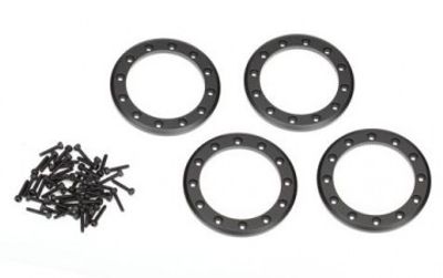 Traxxas Beadlock Ringar 1.9" Alu Svart (4) (8169T)