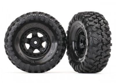 Traxxas Däck & Fälg Canyon Trail/TRX-4 Svart 1.9" (2) (8179)