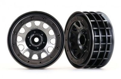 Traxxas Fälg Method 105 Svart Krom 2.2" (2) (8171)